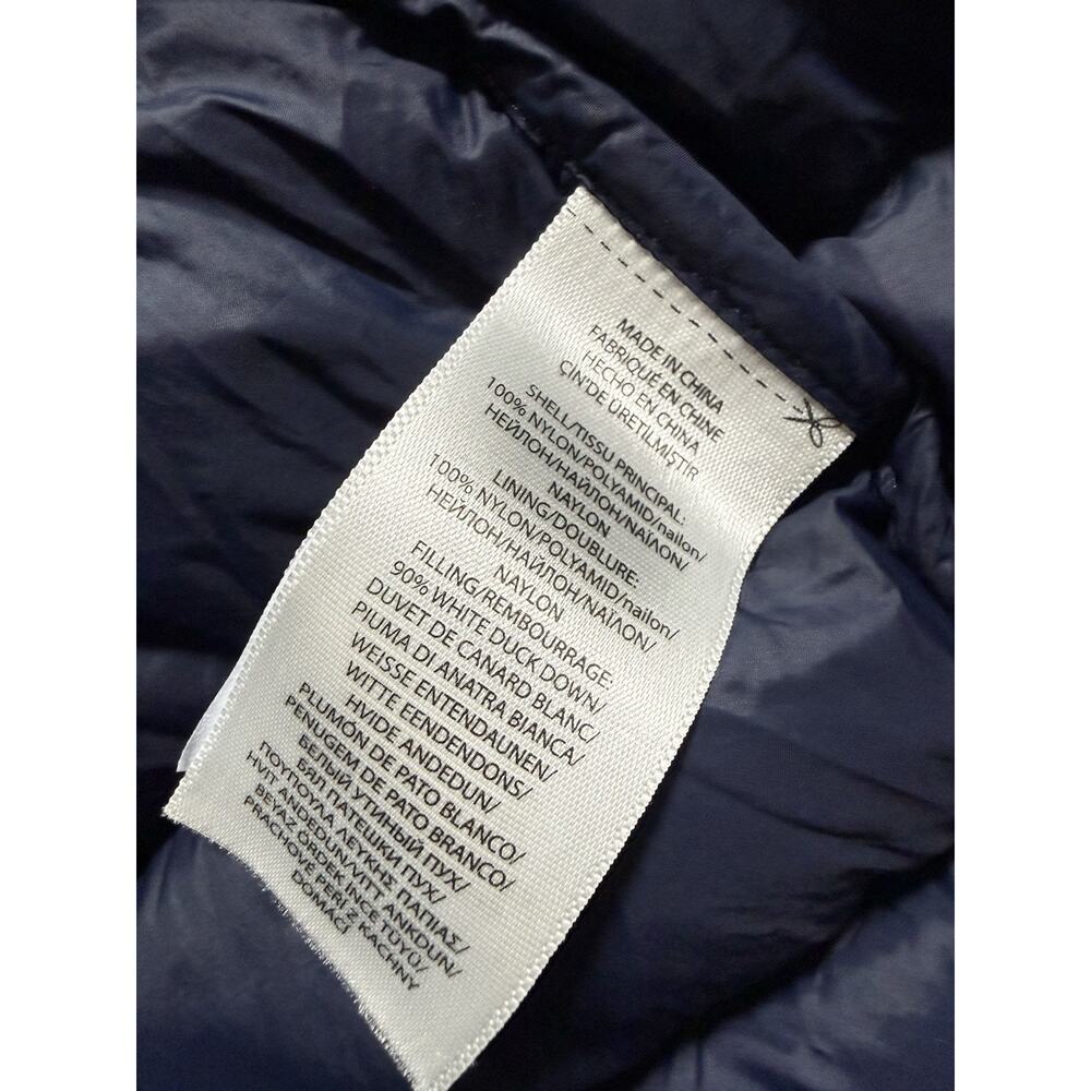 Polo Ralph Lauren Packable Duck Down Puffer Vest Mens 2XB Navy Red Pony Preppy - Picture 7 of 10